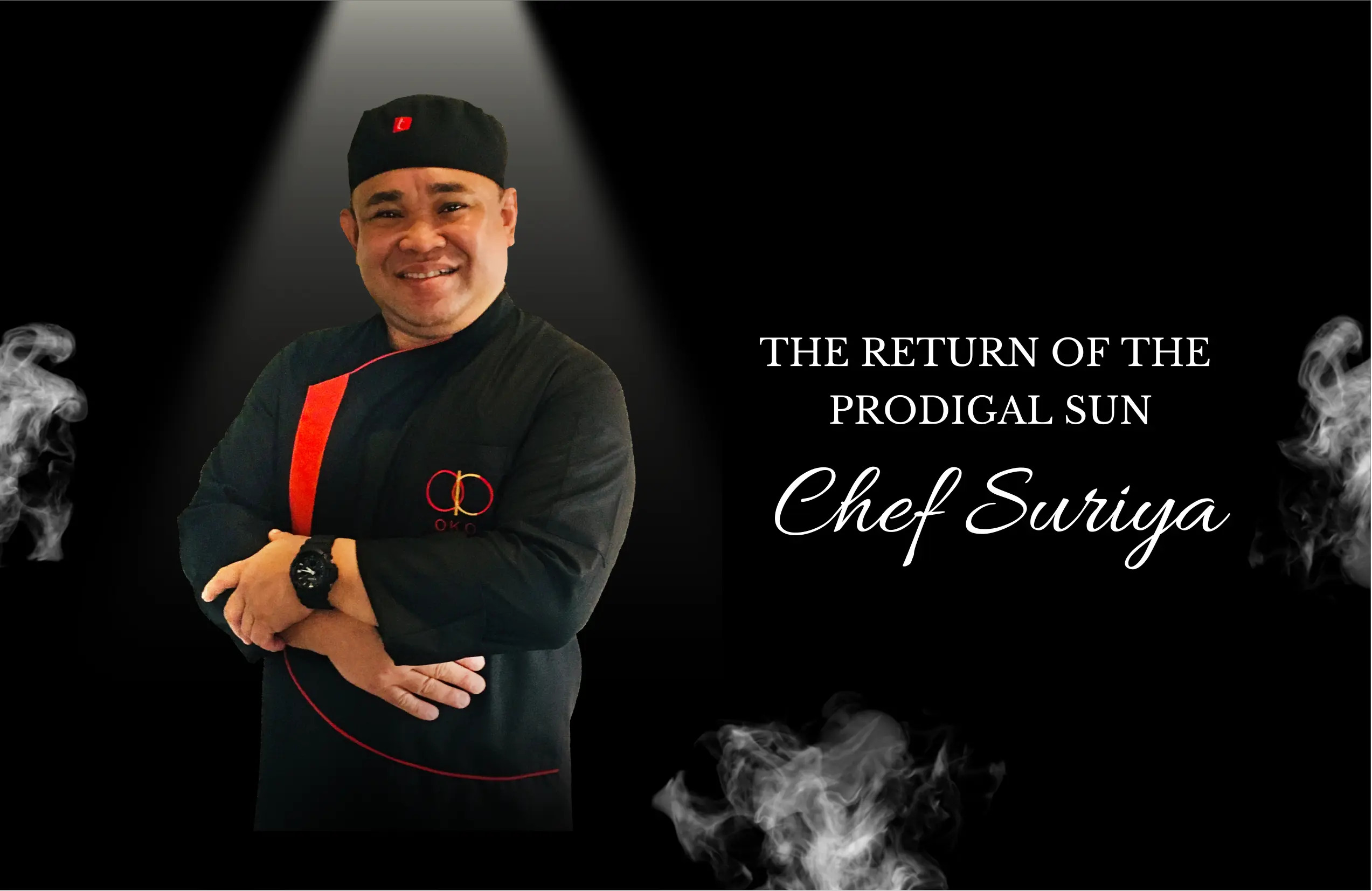 Chef Suriya the lalit Oko